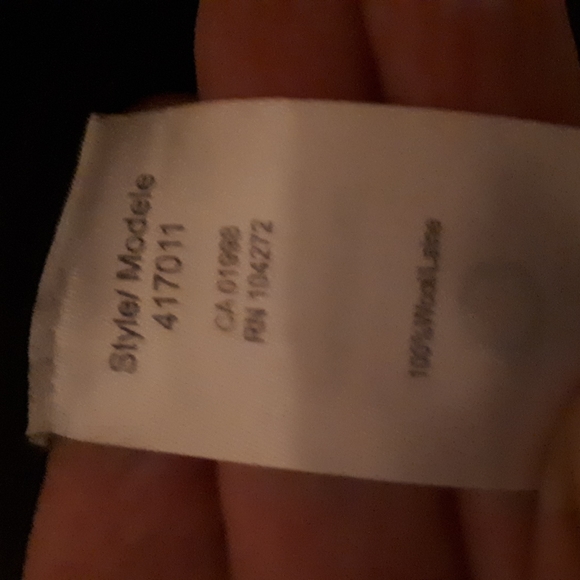 GabbyIsabella Boiled wool cardigan. Size small/med - Picture 5 of 6